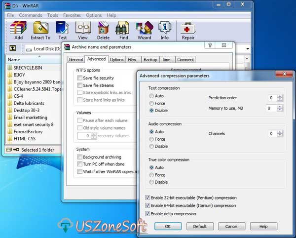 10 zip rar archiver windows 8